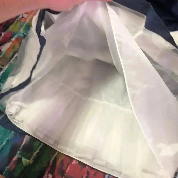 TeezeMe dress size 8/10 navy and white - Picture 4 of 9